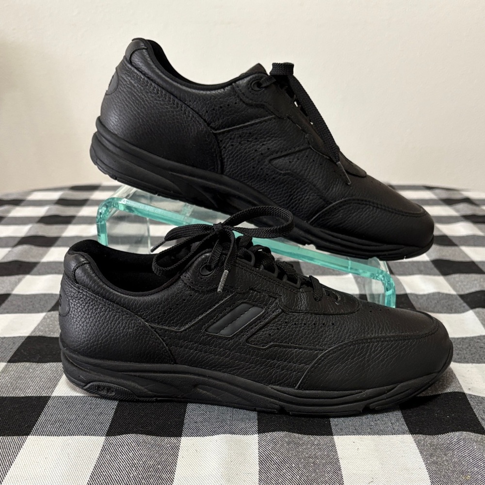 SAS Womens Journey II Gravity Black Leather Shoes Sneakers Size 10 M Steadt Trac